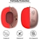 thumbnail image 4 of Funda de silicona 3 en 1 compatible con auriculares Apple Airpods Max, funda antiarañazos, funda para auriculares y diadema compatible con Apple Airpod Max, funda protectora para accesorios (rojo), 4 of 4