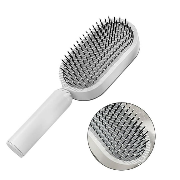 Self Cleaning Hair Brush Air Cushion Detangling Massage Comb Brush for Men and Women