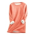 thumbnail image 3 of Fall Outfits for Women 2026 Long Sleeve Warm and cozy all through autumn and winter M Orange Fall Top, 3 of 5