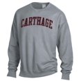 thumbnail image 2 of Men's ComfortWash Gray Carthage Firebirds Garment Dyed Fleece Crewneck Pullover Sweatshirt, 2 of 3