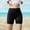 Black, variant on Girls Workout Shorts Mid Rise Elastic Waist Athletic Shorts Breathable Stretchy Comfort Activewear for Volleyball Yoga Cheerleading Sports Gym