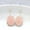 Pink, variant on Faux Druzy Teardrop Earrings in Silver Tone for Women Dainty Fashion Jewelry