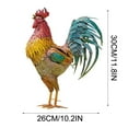 thumbnail image 3 of Dienrx Clearance Metal Rooster Floor Decoration, Rooster Garden Statues & Sculptures Garden Courtyard Decor Chicken Yard Art Decor Standing Animal Ornament for Backyard Patio Kitchen Decorations, 3 of 4