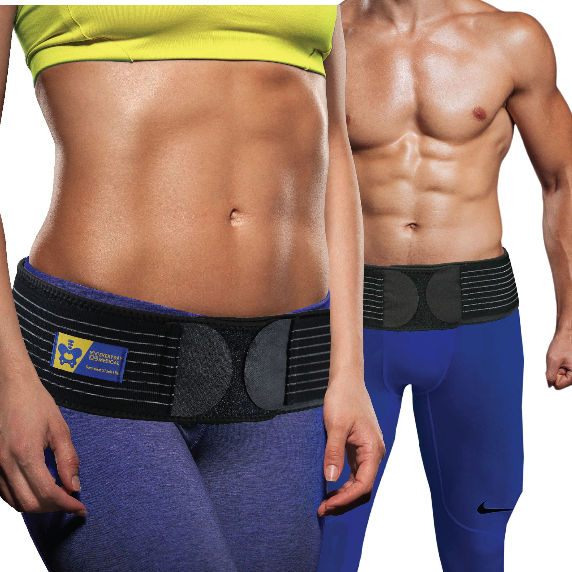 SI Joint Support Belt by Everyday Medical I Sacroiliac Hip Support Belt for Men and Women I