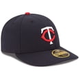 thumbnail image 2 of Men's New Era Navy Minnesota Twins Authentic Collection On Field Low Profile Home 59FIFTY Fitted Hat, 2 of 3
