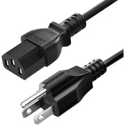 4FT 3 Prong Power Cord for Vizio TV E321VL E320VL E322VL VO320E E371VA E371VL E370VL E370VP E390VL VF550m VL370M W32OVA E550VL Samsung LG Dynex TV Power Cable(NEMA 5-15P to C13), 1Pack