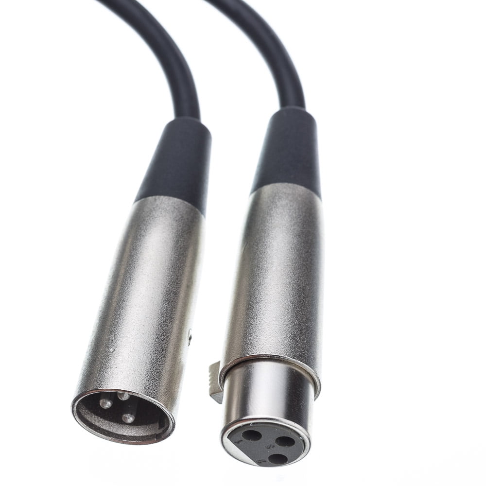 1 Pack ACL 6 Feet XLR Male to 1/4 Inch Mono Male Audio Cable Black 