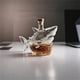thumbnail image 5 of Jaws 50th Souvenir Animal Shaped anniversary whiskey bottle Personalized Liquor Bottles for Whisky Lover Men Dad Husband, 5 of 5