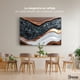thumbnail image 2 of Cuadro Decorativo Canvas Abstracto Textura Metálica 90x60 Canvas Revolution, 2 of 3
