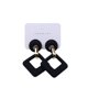 thumbnail image 2 of Pendientes huecos de diamantes de colores Pendientes acrílicos Pendientes a presión de moda simples Accesorios para las orejas para mujer, 2 of 4