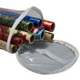 thumbnail image 6 of Simplify Holiday Gift Wrap Storage Bag Holds 30" Long Wrapping Paper Rolls , PVC., Clear, 6 of 12