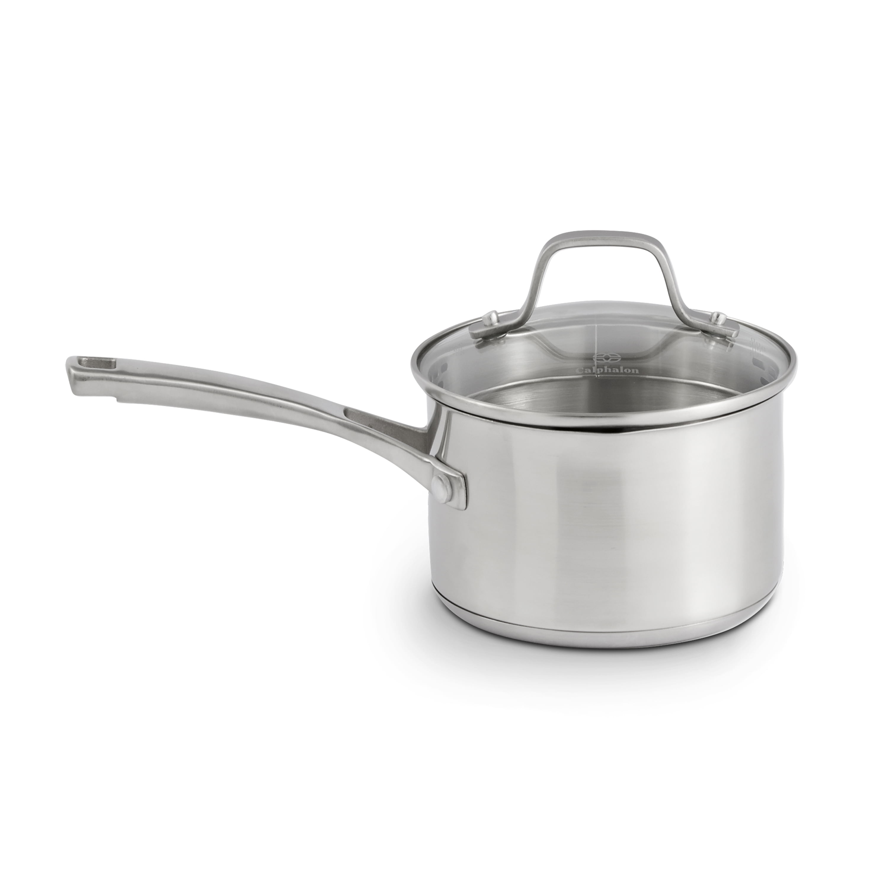 Calphalon Classic Stainless Steel Cookware, Sauce Pan, 1 1.5 Quart, Silver