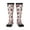 2 Black-1, variant on Skull Guitar record lips Print Contrast Color Stockings, Elastic Sports Socks Warm Socks Clothing Accessories, Adult Unisex