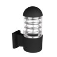 thumbnail image 3 of Matsuzay Iluminación exterior impermeable Pantalla de vidrio de aluminio Lámparas de pared LED IP65 Lámpara de pared E27 Socket AC 85-240V sin bombilla Iluminación y accesorios Negro Matsuzay HA024572-02, 3 of 6