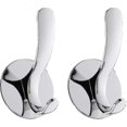 thumbnail image 1 of unique Adhesive Towel Hooks For Robe Bath Stick On Hooks Towel Holders Coat Hooks Stainless Steel Door Hooks For Bathroom Kitchen No Drill 2 Pack Silv, 1 of 4