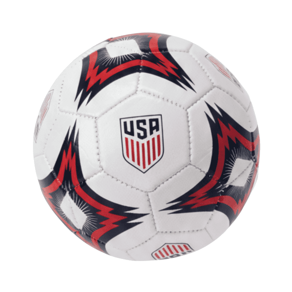 Icon Sports U.S. Soccer Size 2 Mini Ball, Red/Blue, PVC Material