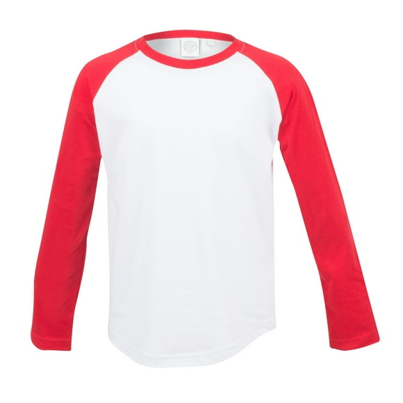 Skinni Minni Boys/Girls Long Sleeve Baseball T-Shirt