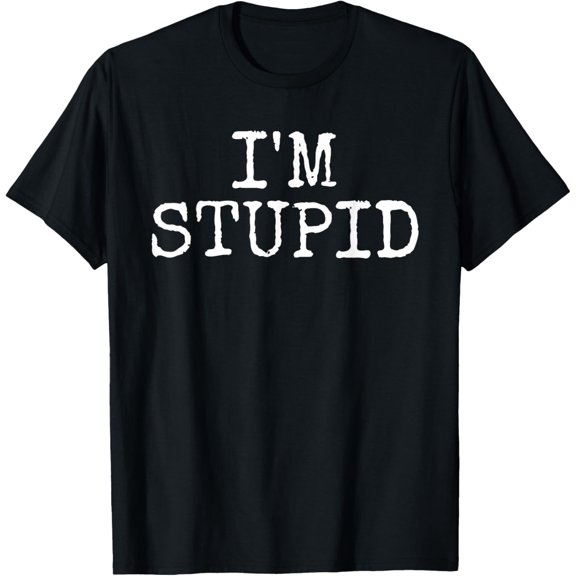 I'm Stupid I'm with Stupid - Funny Couples Gift Shirt T-Shirt