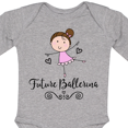 thumbnail image 4 of Inktastic Future Ballerina Girls Dance Girls Long Sleeve Baby Bodysuit, 4 of 5