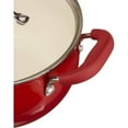thumbnail image 2 of Oster Corbett 8 Piece Aluminum Cookware Set, Gradient Red with Soft Touch Bakelite Handle, 2 of 2