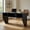 Black, variant on GVN Wall Mounted Floating Desk Computer Laptop Table with 3 Storage Compartments for Home Office Study Bedroom Furniture, Black