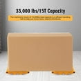 Heavy Duty Machine Dolly Skate, 15T/33000lbs Capacity Cargo Trolley ...