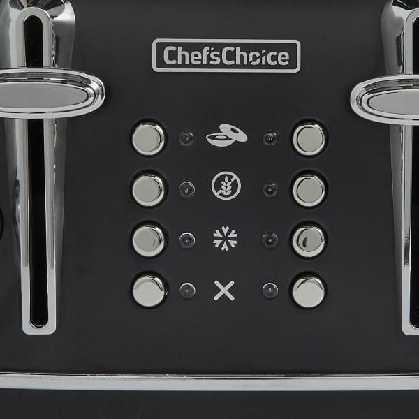 Chef’s Choice Gourmezza 4-Slice Toaster, Matte Black