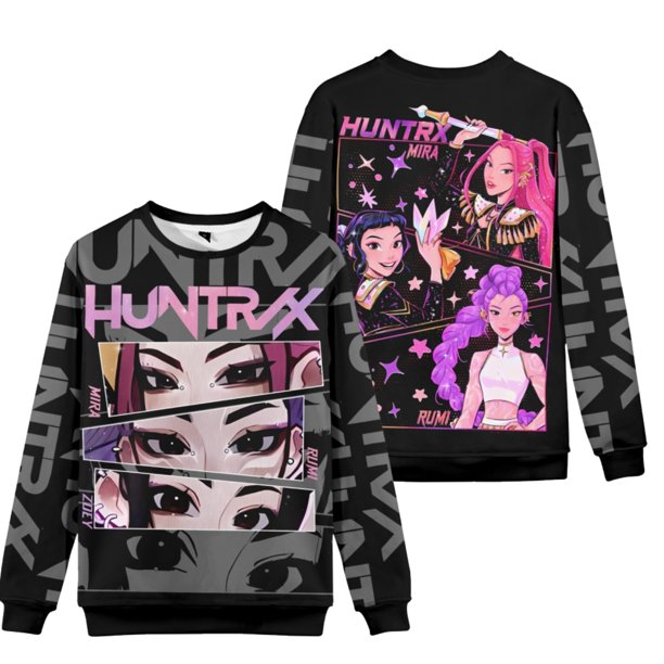 POp Dem on Hun-ters Hoodie Pocket Sweatshirt,Crewneck Sweatshirt Pullover Long Sleeve Streetwear Fashion Clothes XL