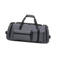 thumbnail image 2 of Bolsa de viaje para hombre y mujer, bolsa deportiva para gimnasio, para entrenamiento deportivo, camping, gimnasio, viajes Gris, 2 of 8