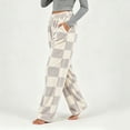 thumbnail image 6 of Mifsaly Women's Plaid Pajama Pants Elastic Waist Flannel Pant Lounge Pj Bottoms Classic Winter Sleeping Warm Clothing with Pockets, 6 of 7