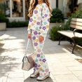 thumbnail image 4 of Jamicy Girls Clothes Set 2 Piece Lounge Sets for 5-15 Years Kids Bell Long Sleeve Matching Outfits 2026 Fall Fashion Vacation Outfits, 4 of 9