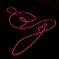 thumbnail image 3 of Glowneon Buddha Statue Neon Sign,Meditation Yoga Club Decor, 3 of 4