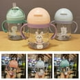 thumbnail image 4 of Cute Cartoon Anti-Choking Handle Cup for Kids, 250ml Leak-Proof Design, Safe PC+PP Material, Fun Drinking Experience, 4 of 8
