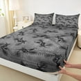 thumbnail image 3 of Feelyou Child Modern Motorcycle Queen Sheet Sets, Extreme Speed Sports Flat Sheet, Dirt Bike Lover Queen Fitted Sheet, Breathable Home Decor, 4 Pieces, 3 of 7