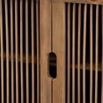 thumbnail image 6 of Bowery Hill Transitional 2-Door Wood Spindle Storage Cabinet in Medium Oak, 6 of 9
