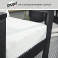 thumbnail image 3 of Better Homes & Gardens Ezra 4-Piece Outdoor HDPE Conversation Set, Black with Cream Boucle Cushions, 3 of 10