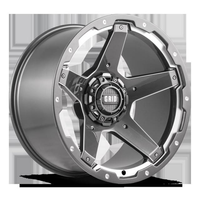 18 x 9 in. White Insert Wheels