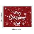 thumbnail image 3 of Nkmbld Christmas Doormats Floor Mats, Area Rug Washable Front Porch Rug Floor Mats Outside Entrance Entryway Welcome Doormat for Home Holiday Decor, Red, 3 of 8