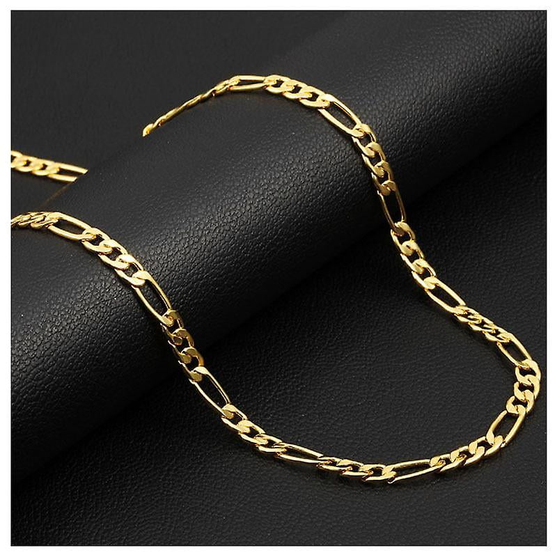 Saich Men s Necklace Fashion Men Chain Necklace Mens Chains 18k Gold Jewelry Gold