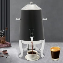 Beverage Dispenser for Coffee Tea Hot Water with Stand & Fuel Holder Black New!