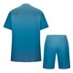 thumbnail image 3 of Mens Pantalones Casuales Cuello Redondo Impresión de Manga Corta Blusa Y Pantalones Cortos Traje, Pantalones de Traje para Hombres, 3 of 5