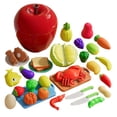 thumbnail image 2 of Juguete Para Cortar Comida, Juego De Simulación, Accesorio De Cocina, Juguete Para Edades De 3, 4 Y 5 Años, 32 Piezas, 2 of 8
