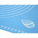 thumbnail image 2 of Estera De Silicona Para Hornear Para Masa De Pastelería Con Medidas, 19.7" X 15.7" Sin Bpa Antiadherente Y Antideslizante Hoja De Mesa Azul Suministros Para Hornear Para Hornear, 2 of 5