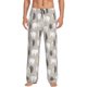 thumbnail image 1 of Balery winter Snowflake beer Pantalones de pijama para hombre, pijama ultraligero, pantalón de descanso-X-Large, 1 of 6