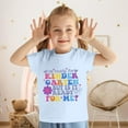 thumbnail image 4 of Shirts for Girls Print Back to School Shirt School Tee Kindergarten Shirts for Girls Kids T Shirt Children Z0B-Blue, 160, 4 of 5
