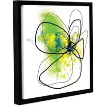 Jan Weiss "Citron Petals" Floater-Framed Gallery-Wrapped Canvas