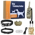 thumbnail image 7 of 1000m Electric Dog Training Collar Remote Control Anti Bark Dog Collar Rechargeable Waterproof Shocker Electric Vibrador Sound (2 Dog Green), 7 of 7