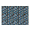 thumbnail image 1 of Sugar Skull Cutting Board, Pattern Skulls and Roses in Floral Mexican Style Ornaments Print, Decorative Tempered Glass Cutting and Serving Board, Small Size, Blue Red Ivory, by Ambesonne, 1 of 1