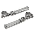 thumbnail image 1 of Motorcycle Highway Footpegs,25mm to 32mm Motorcycle Foot Pegs, Aluminum Alloy Universal Engine Guard Crash Bar Footrest, Adjustable Highway Pegs, Comfortable Riding, 1 of 7