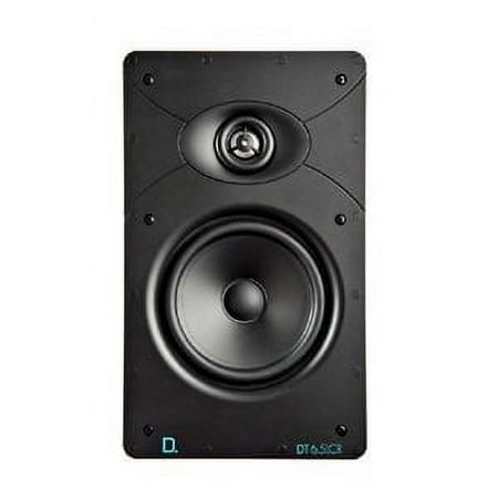 Definitive Technology - DT Series 6.5" 2-Way In-Wall Speaker (Each) - Black